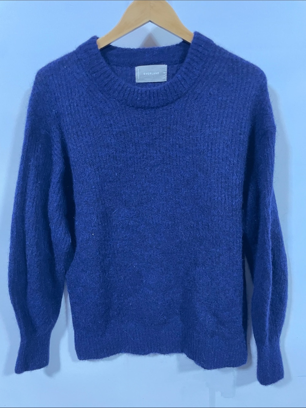 Everlane alpaca blend Women's Crewneck Sweater — Royal Blue